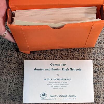 Finally! Games for Jr and Sr HS