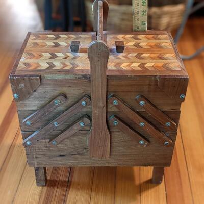 Mend in Style with this Accordian Sewing Box