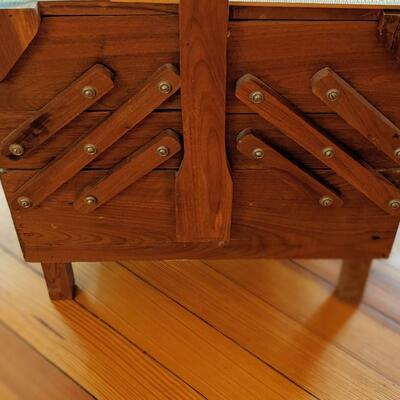 Mend in Style with this Accordian Sewing Box