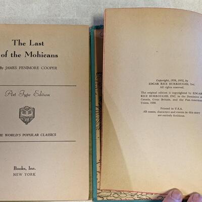 Vintage Last of The Mohican's and Tarzan and The Forbidden City