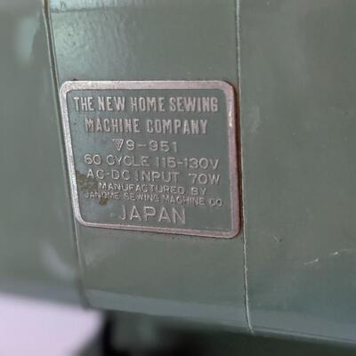 Amazing Shape Vintage New Home (Janome) Sewing Machine