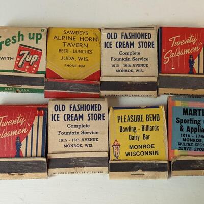 Local Vintage Match Books