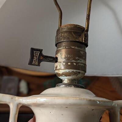 Leviton Ceramic Milk Lamp-Wonderful Condition