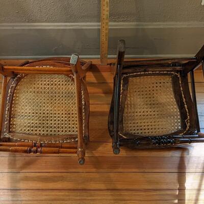 Exc Condition Wicker Seat Chairs