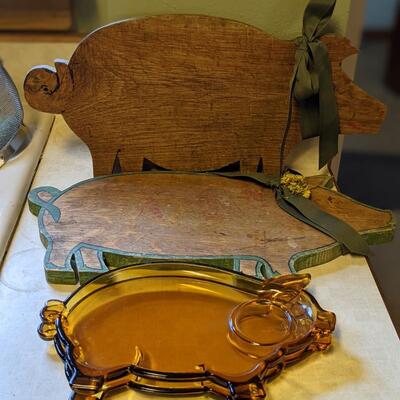 Pig Cutting Boards and serving platters