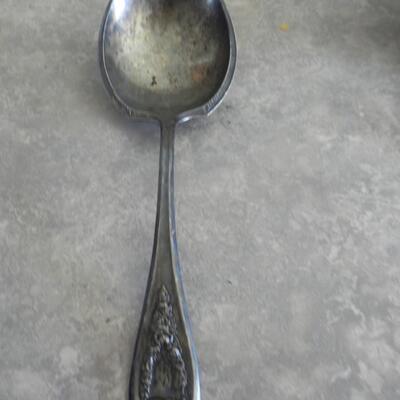 LOT 222  SILVER PLATED ITEMS