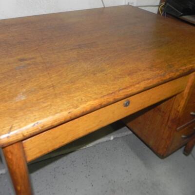 LOT 223  VINTAGE  WOODEN DESK