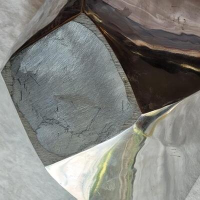 Lot 5: Twisted Square Aluminum Bowl