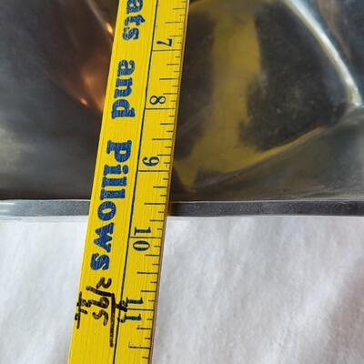 Lot 5: Twisted Square Aluminum Bowl