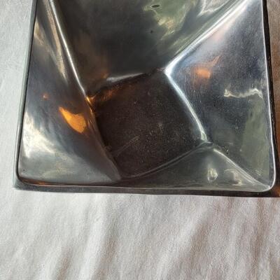Lot 5: Twisted Square Aluminum Bowl