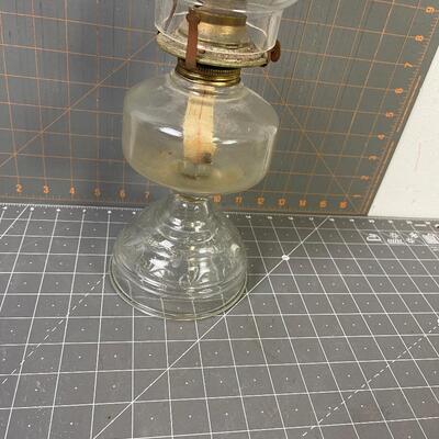 #31 Kerosene Lantern Etched Glass Chimney 