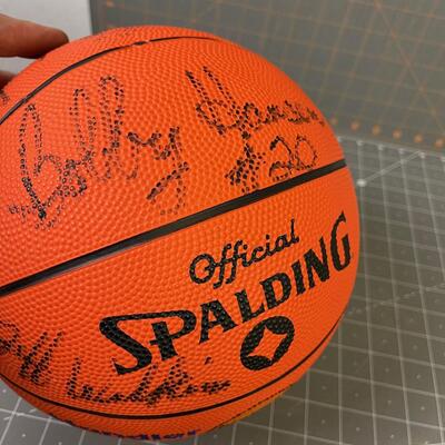 #62 Signed Basket Ball by Jazz Team 