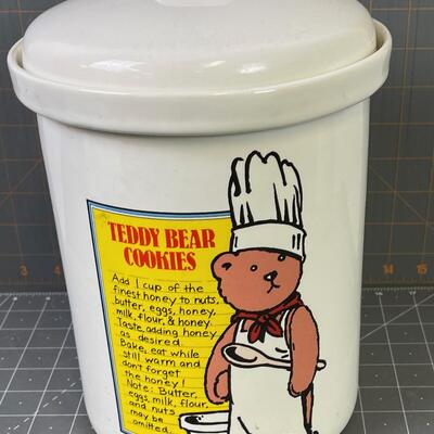 #76 Teddy Bear Cookie Jar 