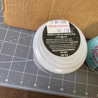 #79 Ziggy Christmas Candle 8 Glass 