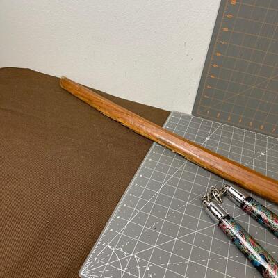 #81 Practice Katana and Nun chucks