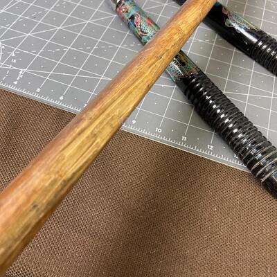 #81 Practice Katana and Nun chucks