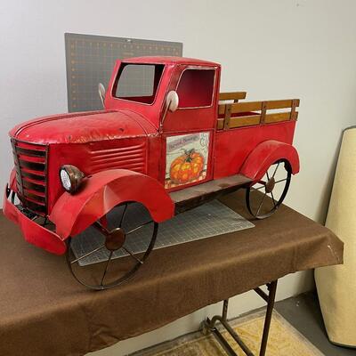 #101 Vintage Truck Decor Harvest Blessing 41" LONG  