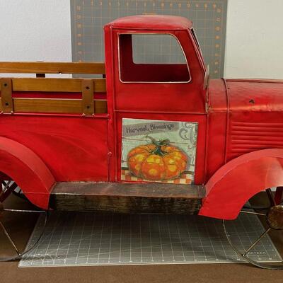 #101 Vintage Truck Decor Harvest Blessing 41" LONG  
