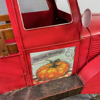 #101 Vintage Truck Decor Harvest Blessing 41" LONG  