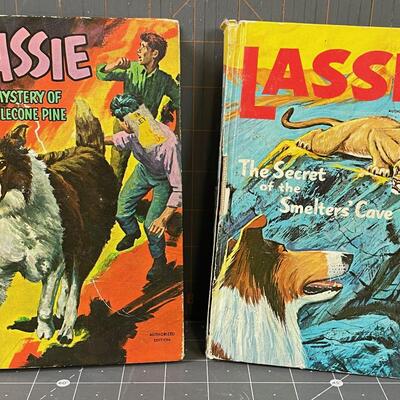 #107 (2) Lassie BOOKS 1967 and 1968 