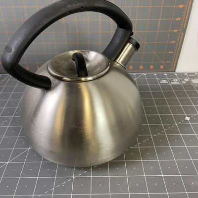 #118 Copco Stainless Steel Tea Kettle 