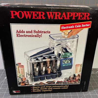 #144 Power Wrapper Electronic Coin Sorter