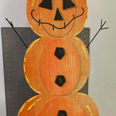 #146 Trick or Treat Pumpkin Snowman