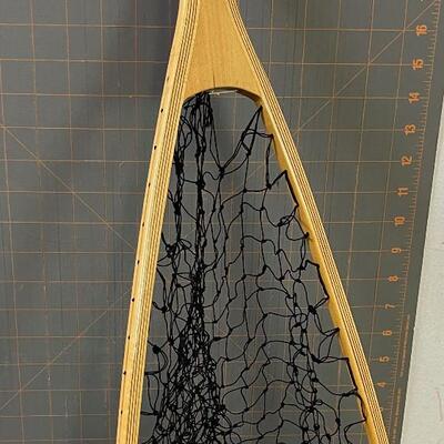 #161 Fishing Net Lacquered Wood