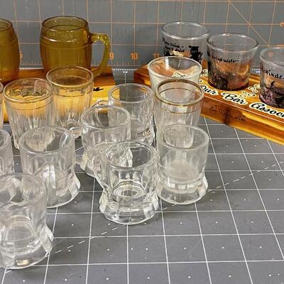 #162 Miniature Mug Shot Glass Collection 