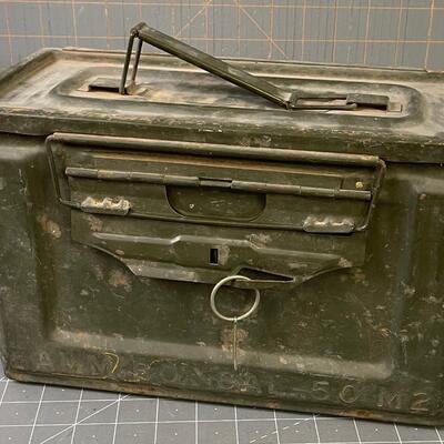 #173 Vintage 50 Caliber Ammo Can