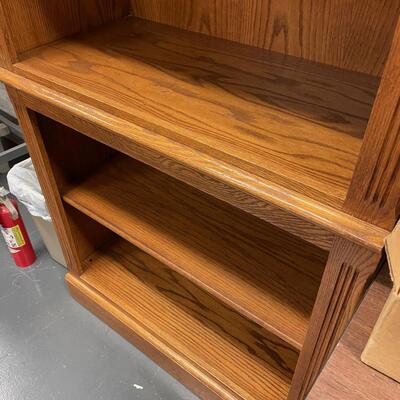 #178 Oak Display Shelf, With Lighting, NICE! 