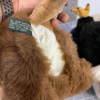 #189 Eagle and Beaver Stuffed Animal / Puppet