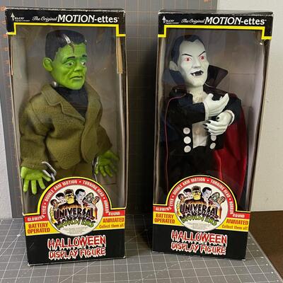 #214 Halloween Motion-Ettes Frankenstein and Dracula 