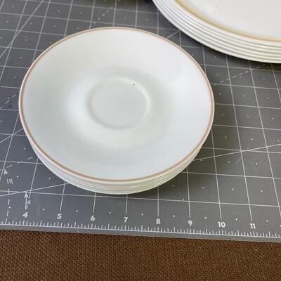 #218 Corelle Ware Partial Set 
