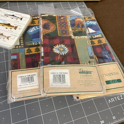 #225 Camp on the Lake DÃ©cor: Cook Book, Kindling etc.