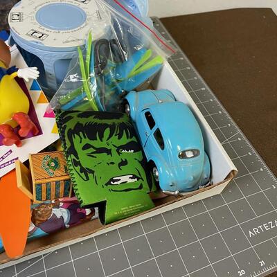 #236 TRAY OF toys - New and Old 