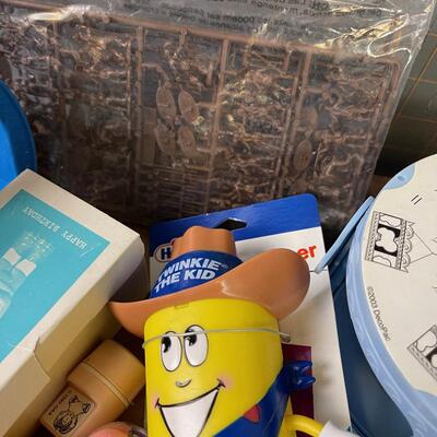 #236 TRAY OF toys - New and Old 