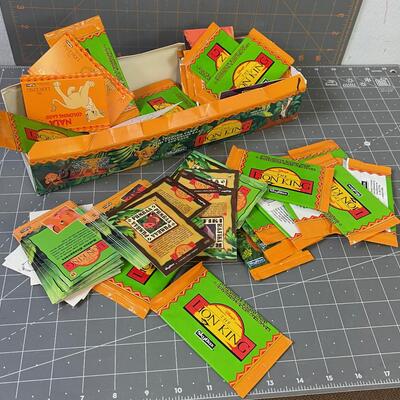 #246 Lion King Trading Card Set Some Sealed 