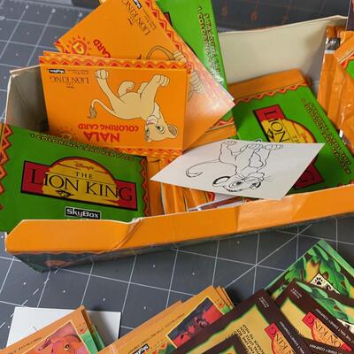 #246 Lion King Trading Card Set Some Sealed 
