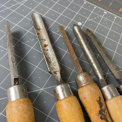 #251 Wood Lathe Tools (5) 