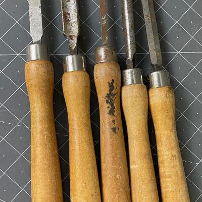 #251 Wood Lathe Tools (5) 