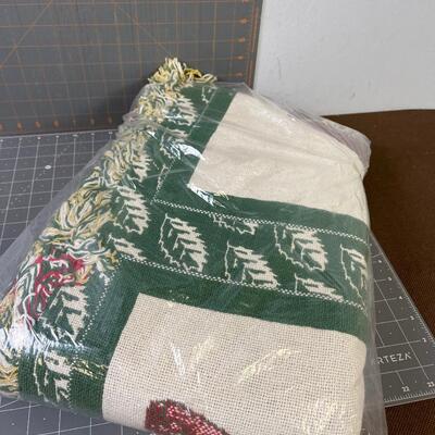 #272 The Rug Barn Rainbow Trout Throw New