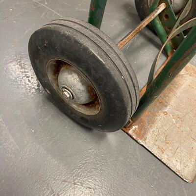 #289 Hand Truck (GREEN) Hard Rubber Tire 