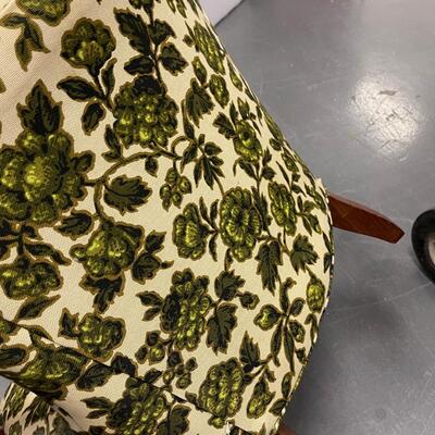 #291 Occasional / Slipper Chair Green Leaf 