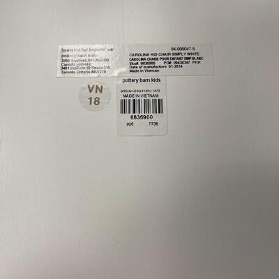 #294 Children's Pottery Barn Table and Chairs 