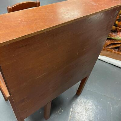 #295Antique Children's Roll Top Desk 