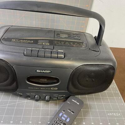 #297 Sharp CD Player with Remote 