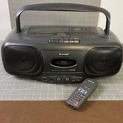 #297 Sharp CD Player with Remote 