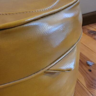 Lot 16: Mid Century Modern Yellow Foot Stool