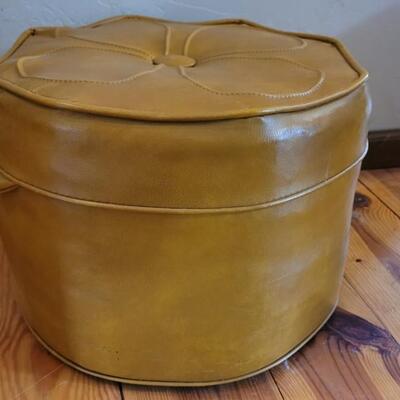 Lot 16: Mid Century Modern Yellow Foot Stool